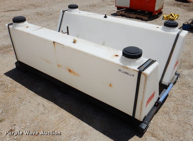 image for item IQ9692 (2) Monroe 100 gallon brine tanks