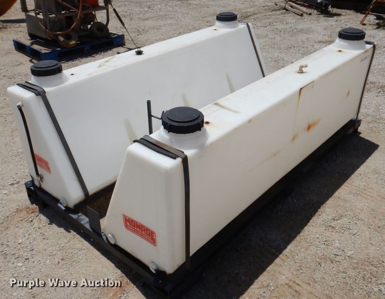 image for item IQ9692 (2) Monroe 100 gallon brine tanks