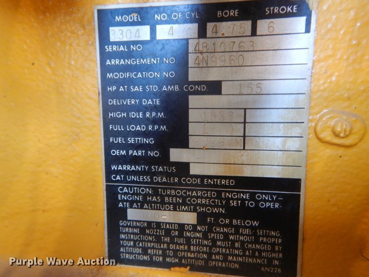 image for item IT9197 Caterpillar SR4  generator