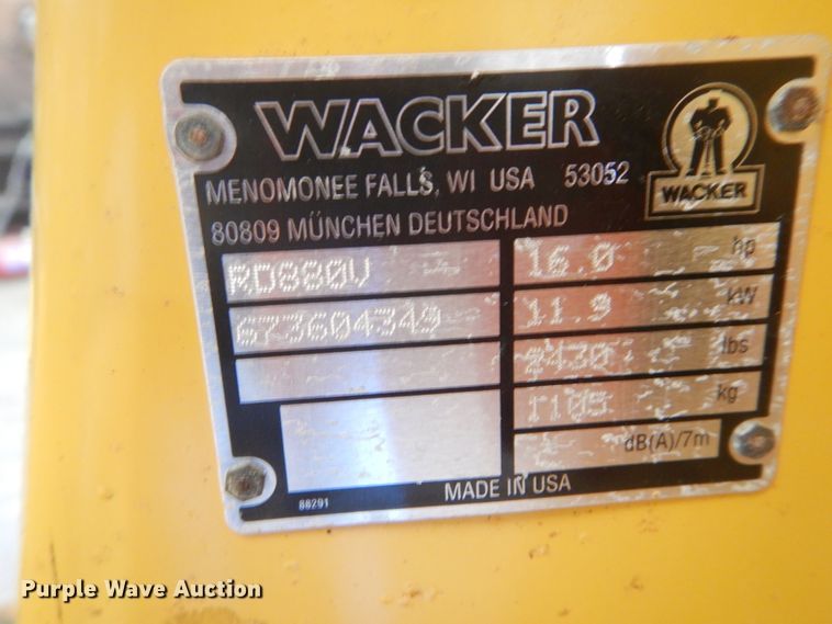 image for item IT9199 1997 Wacker RD880  double drum roller