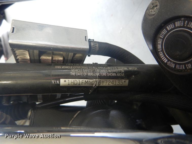 image for item IT9207 2003 Harley Davidson  police motorcycle