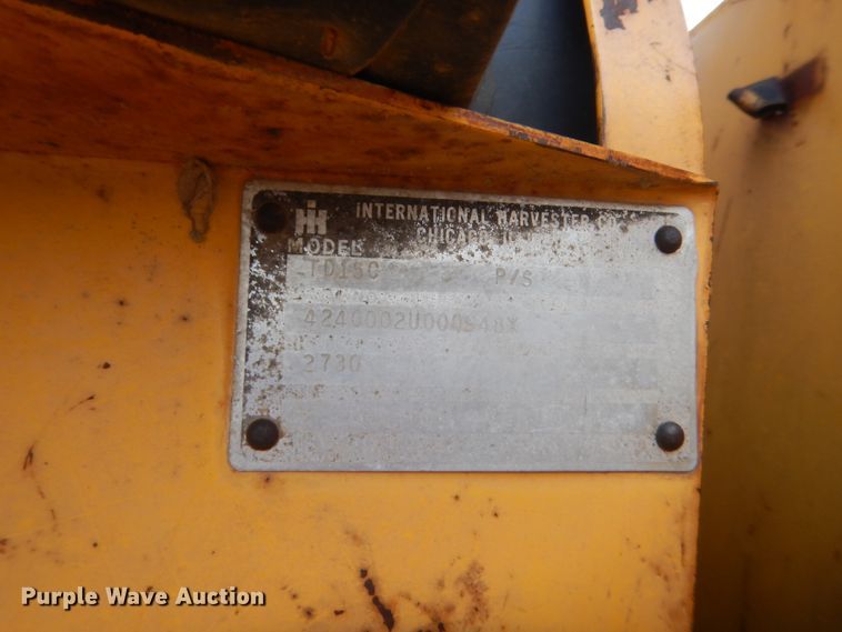 image for item IT9525 1972 International TD15C  dozer