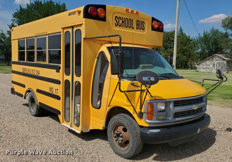 image for item IT9816 1998 Chevrolet G3500  Collins school bus
