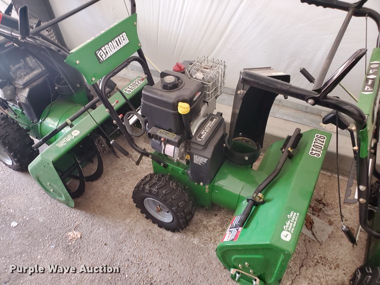 image for item JM9741 (3) snow blowers