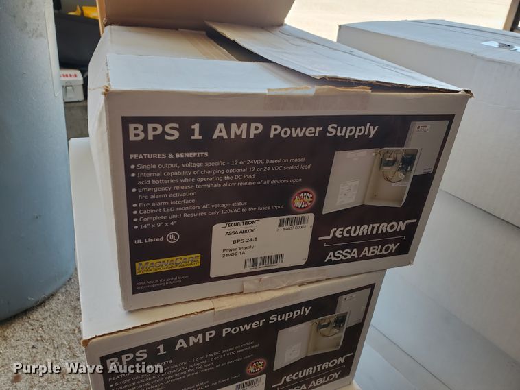 image for item JM9746 (8) Securitron BPS-24-1 power supplies