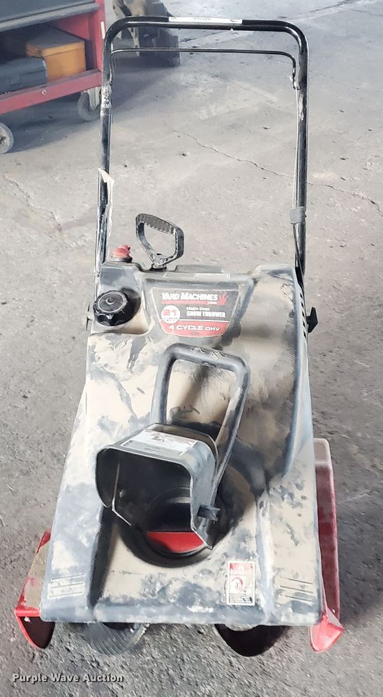 image for item JM9758 Yard Machines  snow blower