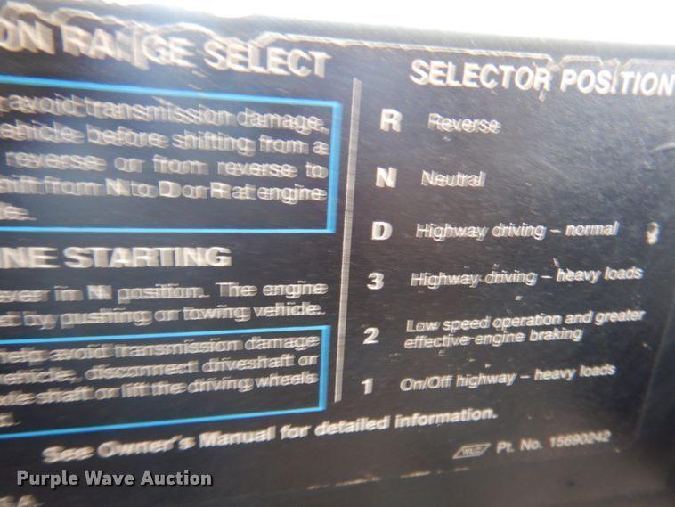 image for item JZ9988 1996 GMC B7  school bus