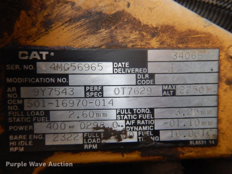 image for item JZ9994 1989 Freightliner FLD120  flatbed truck