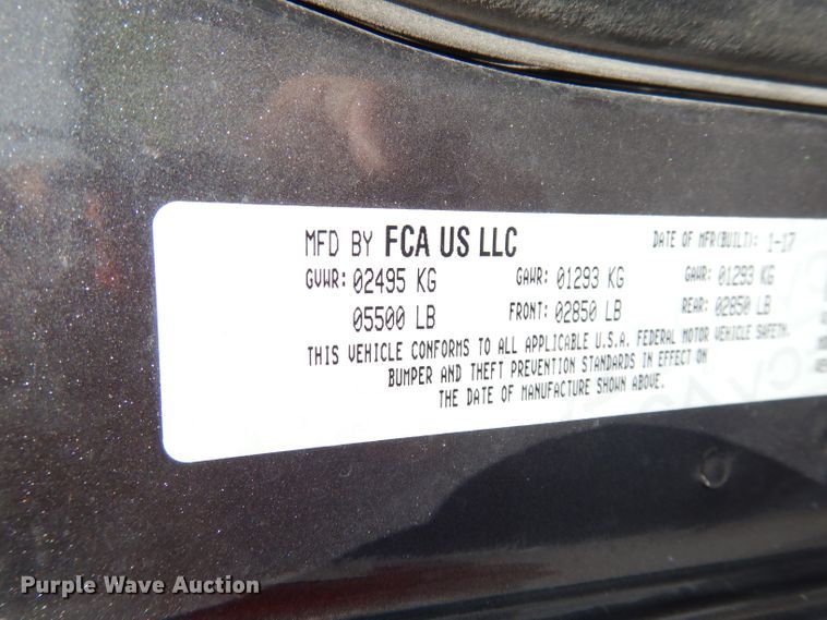 image for item DG0679 2017 Dodge Charger Police