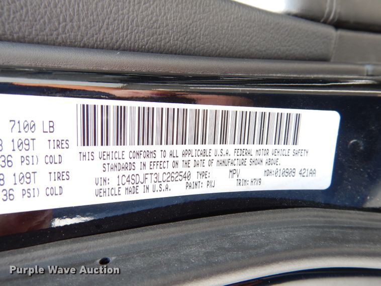 image for item DG0686 2020 Dodge Durango  SUV