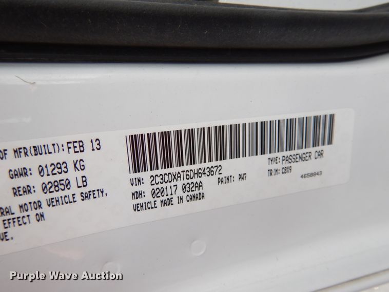 image for item DG0687 2013 Dodge Charger Police