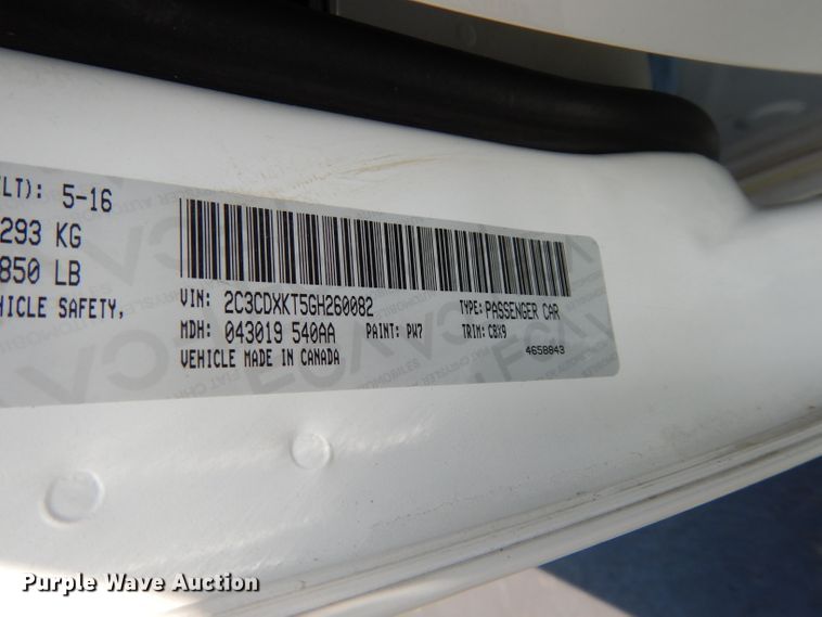 image for item DJ4373 2018 Dodge Charger Police