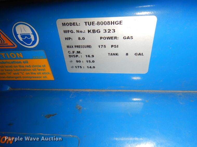 image for item IW9852 Puma  air compressor