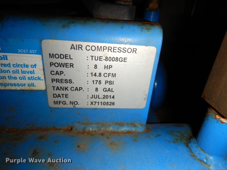 image for item IW9853 Puma  air compressor