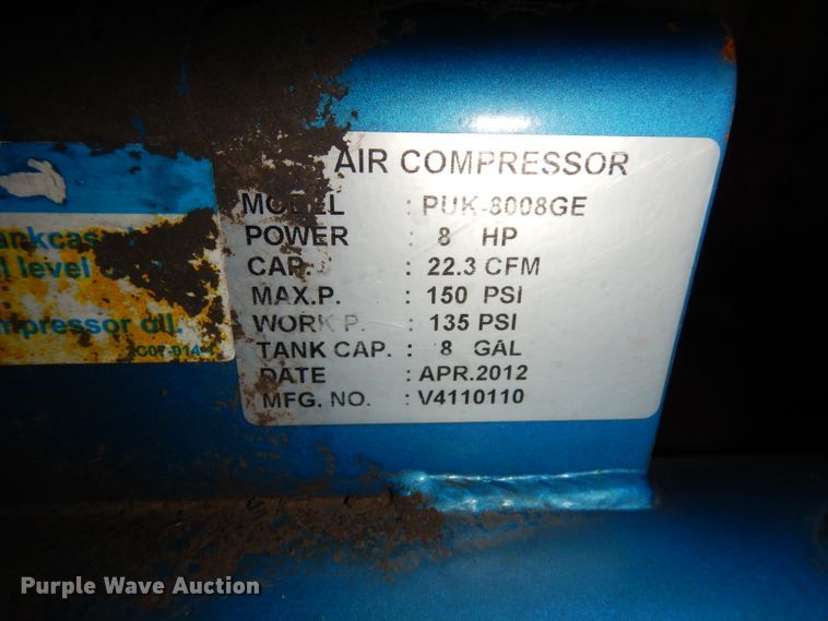 image for item IW9854 Puma  air compressor