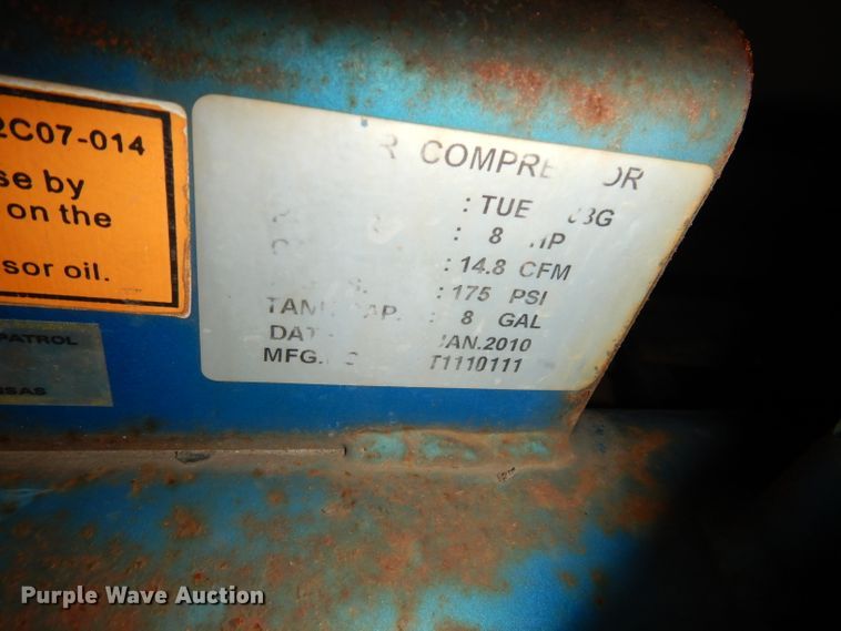 image for item IW9857 Puma  air compressor