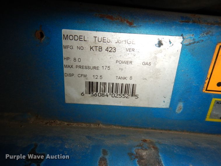 image for item IW9859 Puma  air compressor