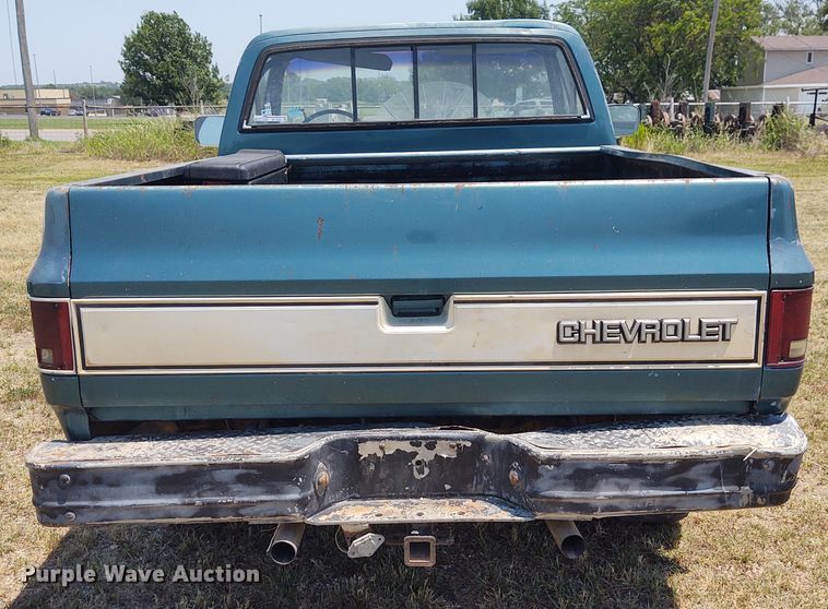 image for item BY9345 1984 Chevrolet K10  pickup truck