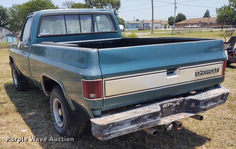 image for item BY9345 1984 Chevrolet K10  pickup truck