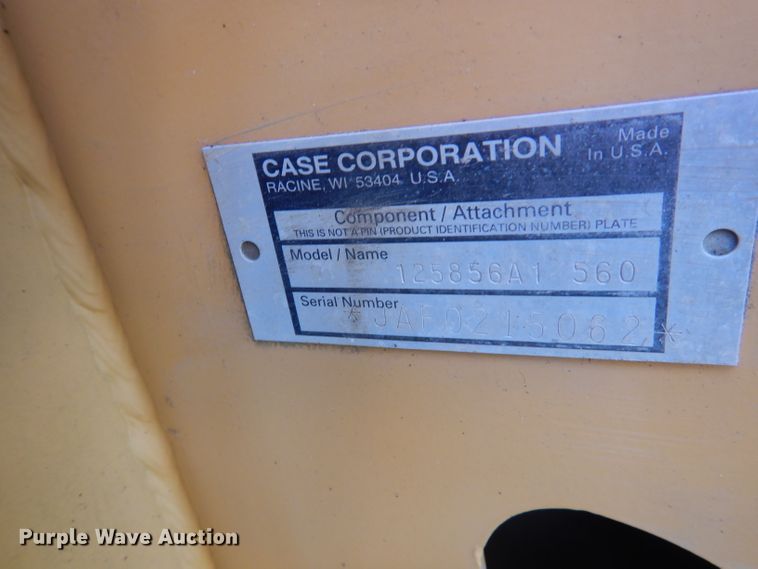 image for item DA5323 1996 Case 560  trencher