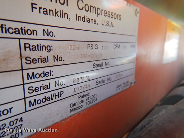 image for item DA5325 Gordon Smith 125  air compressor