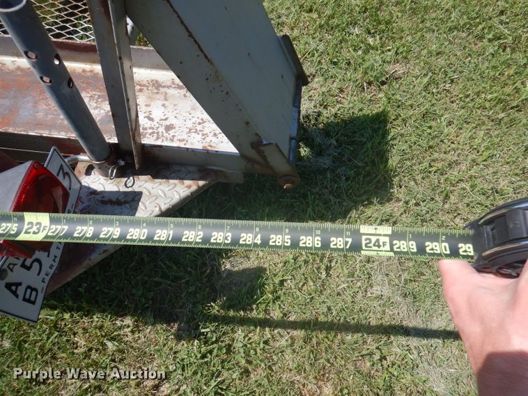 image for item DA5326 1987 Glen UT9500  utility trailer