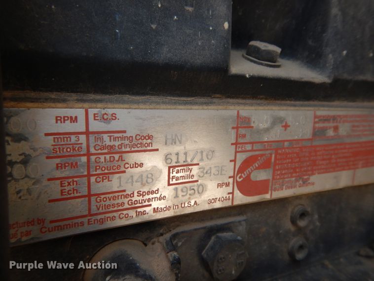 image for item DC2157 1992 Ford LTA9000  vacuum truck