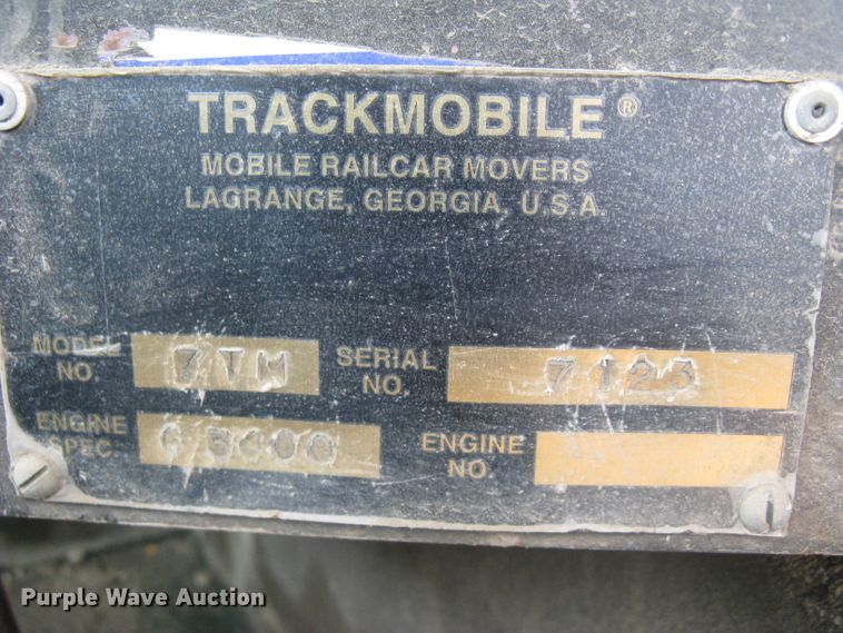 image for item DG5261 Trackmobile 7TM  railcar mover