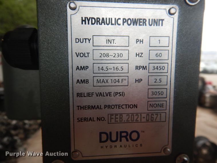 image for item DJ0545 2021 Duro TP9KACX  two post automotive lift
