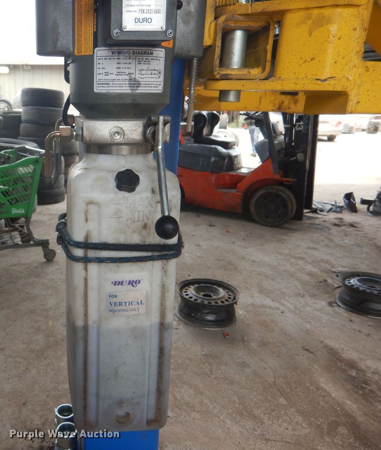 image for item DJ0547 2021 Duro TP9KACX  two post automotive lift