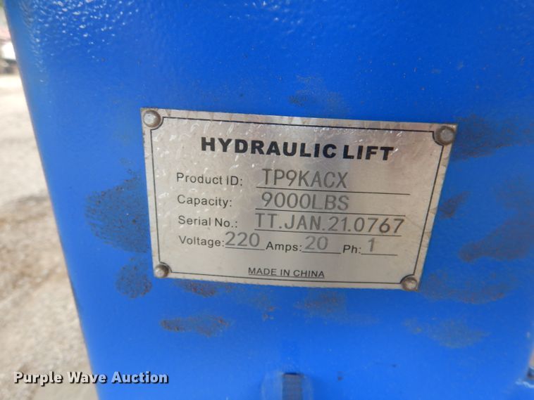 image for item DJ0547 2021 Duro TP9KACX  two post automotive lift