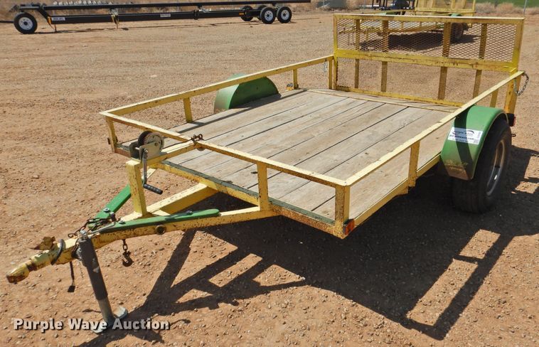 image for item DK2251 Shop built  utility trailer