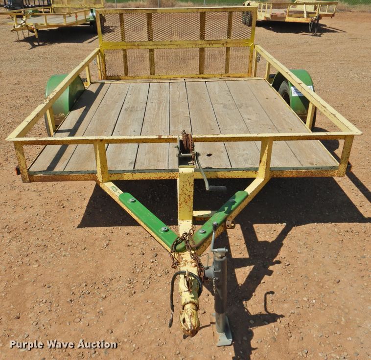 image for item DK2251 Shop built  utility trailer