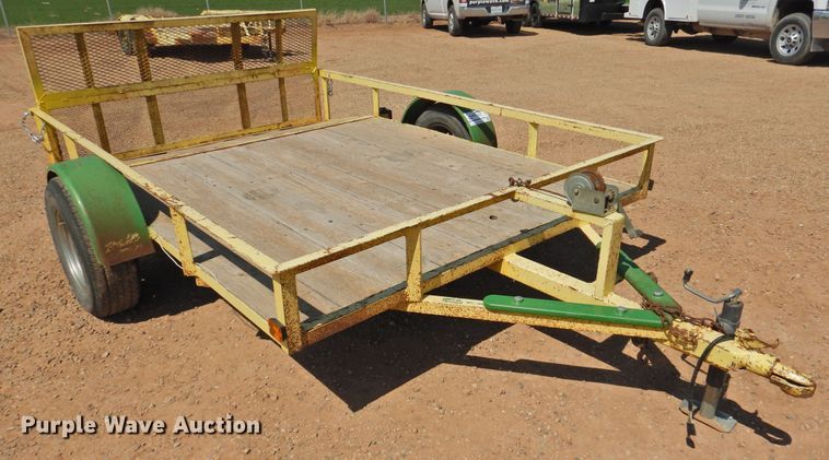 image for item DK2251 Shop built  utility trailer