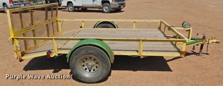 image for item DK2251 Shop built  utility trailer