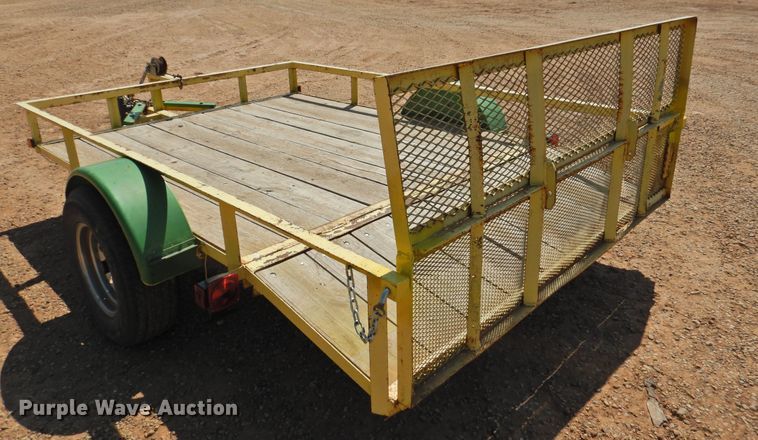 image for item DK2251 Shop built  utility trailer