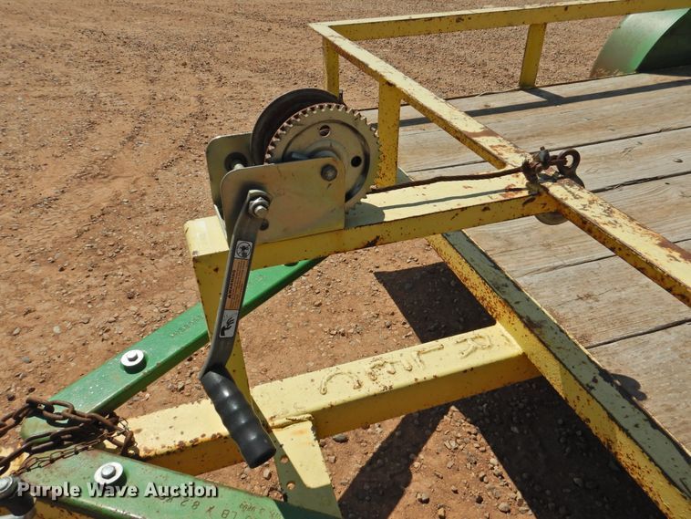 image for item DK2251 Shop built  utility trailer