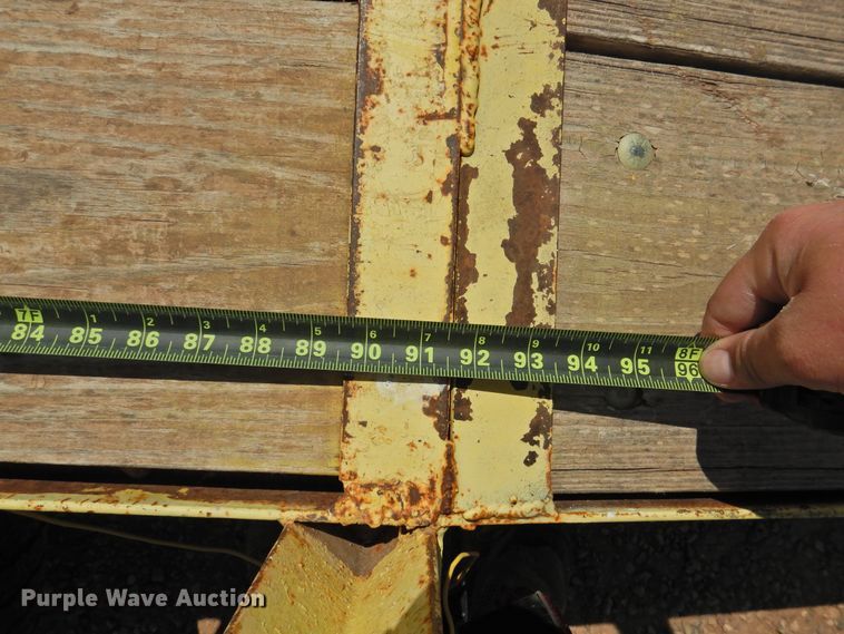 image for item DK2251 Shop built  utility trailer