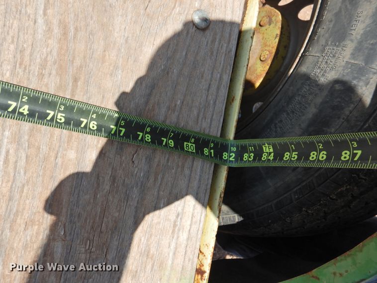 image for item DK2251 Shop built  utility trailer