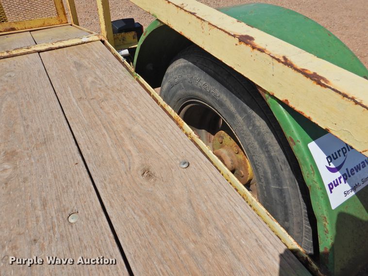 image for item DK2251 Shop built  utility trailer