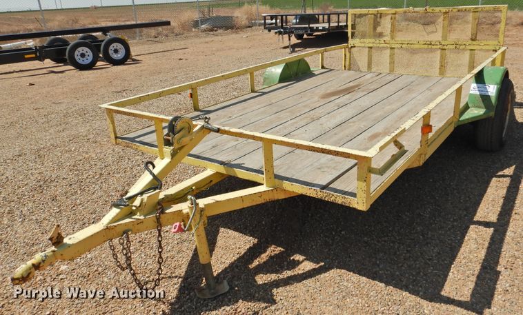 image for item DK2252 Shop built  utility trailer