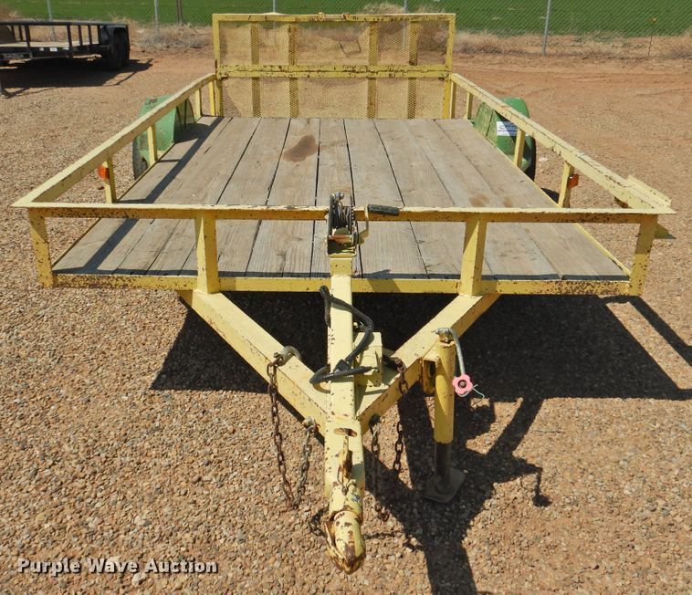 image for item DK2252 Shop built  utility trailer