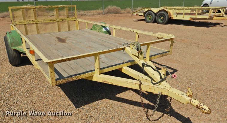 image for item DK2252 Shop built  utility trailer