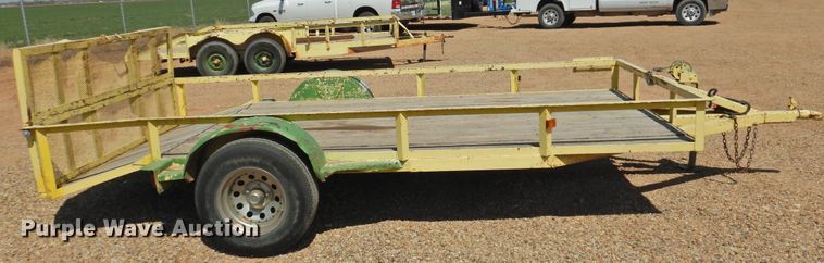 image for item DK2252 Shop built  utility trailer
