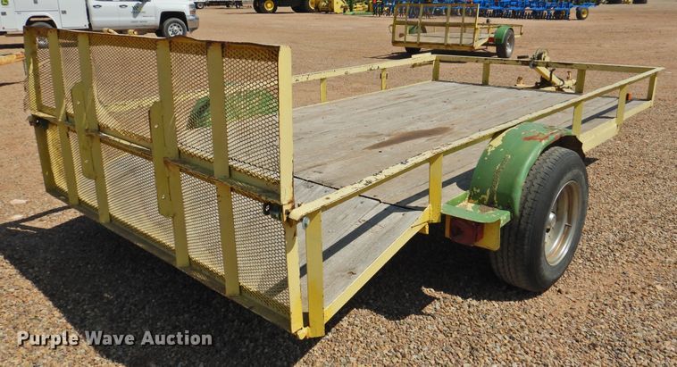 image for item DK2252 Shop built  utility trailer