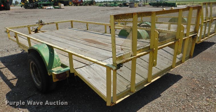 image for item DK2252 Shop built  utility trailer