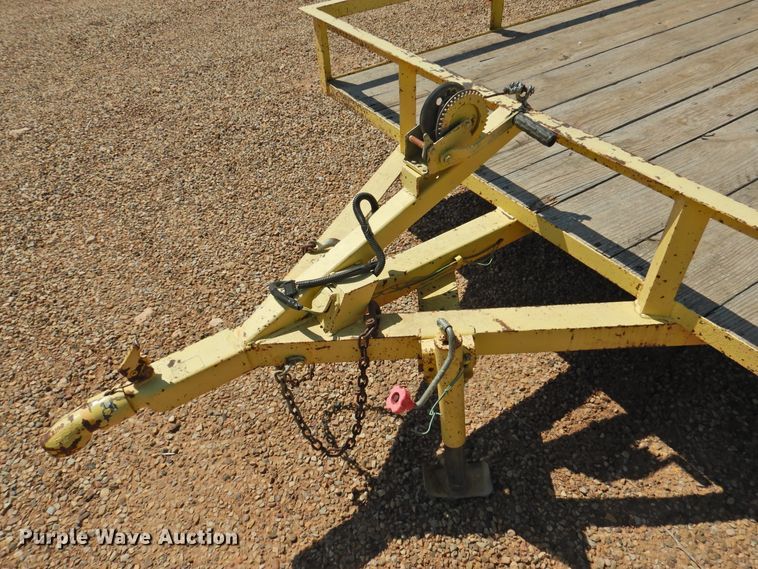 image for item DK2252 Shop built  utility trailer