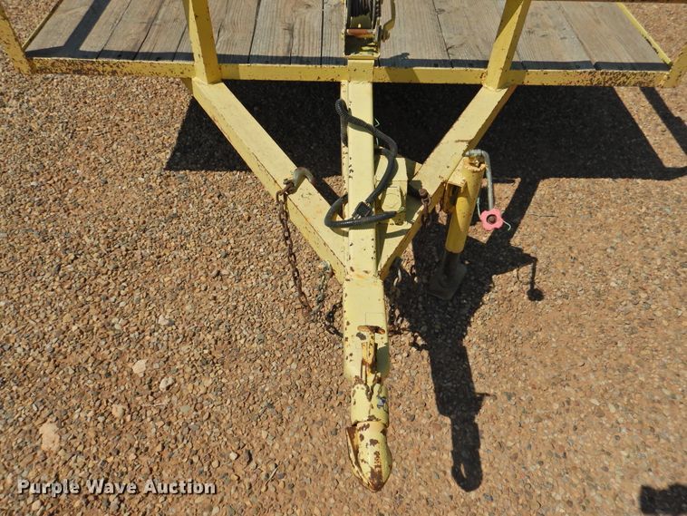 image for item DK2252 Shop built  utility trailer