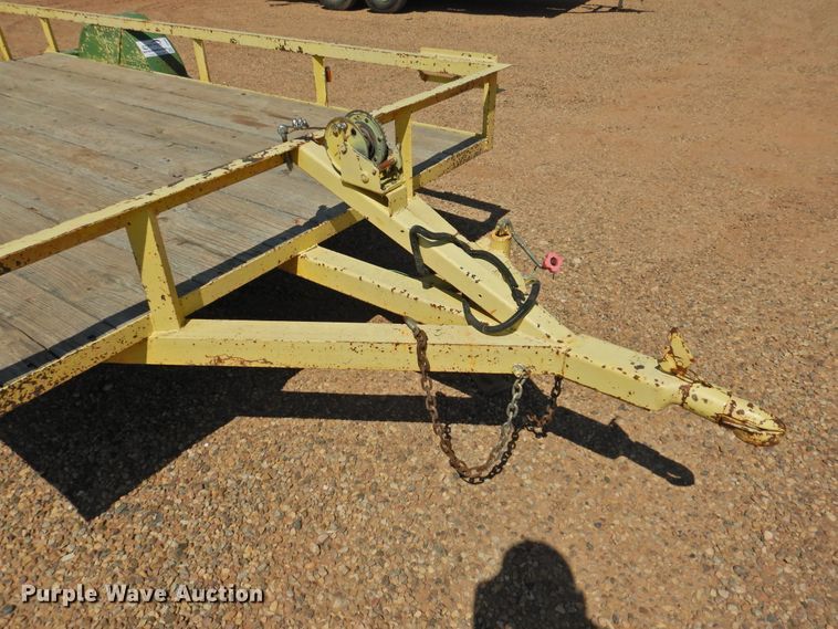 image for item DK2252 Shop built  utility trailer