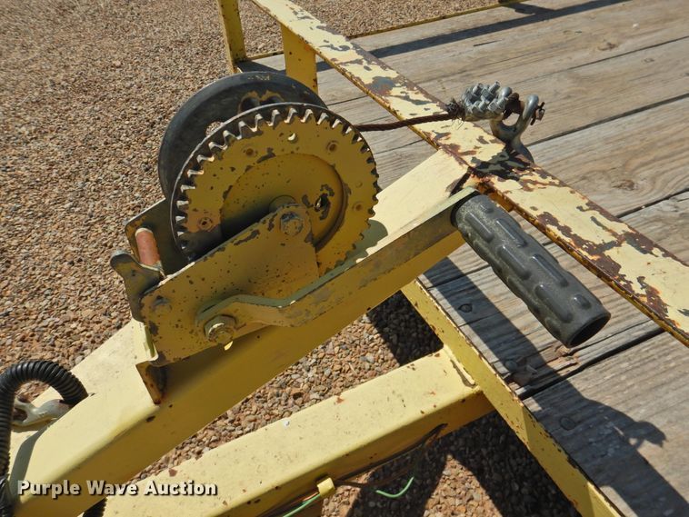 image for item DK2252 Shop built  utility trailer